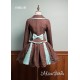 Alice Girl Bear Chocolate Short and Long Skirt and JSK(2nd Pre-Order/2 Colours/Full Payment Without Shipping)
